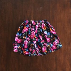 Floral Abercrombie Skater Skirt (S)